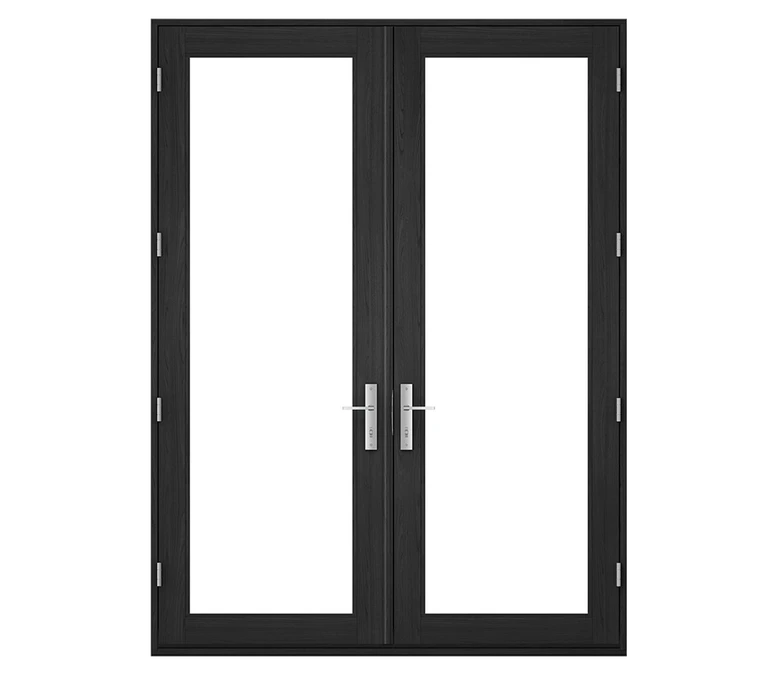 Pella Reserve Contemporary Wood Hinged Patio Door in Brookfield